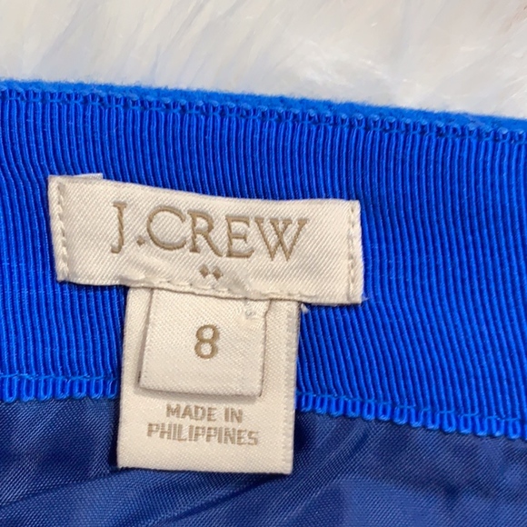 J. Crew Wool Shirttail Mini Skirt in Blue - Picture 4 of 5